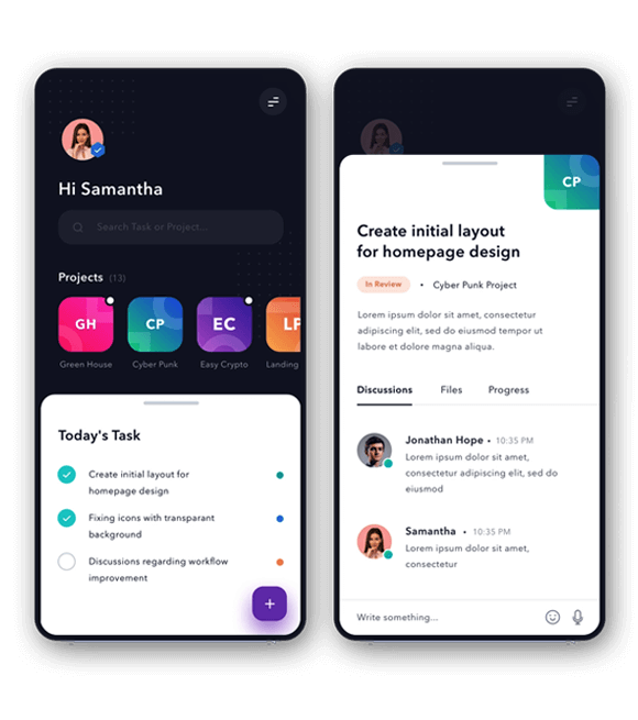 Play Store-ready app screens